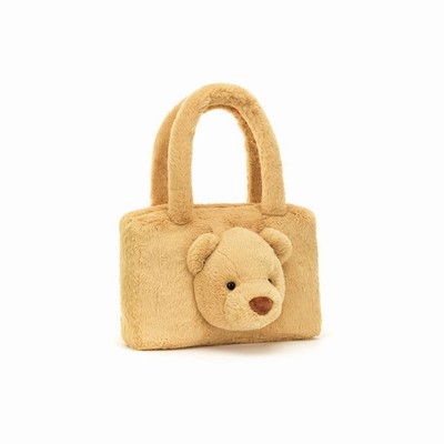 Jellycat Smudge Bear Tote Bag Australia | 253649YWI